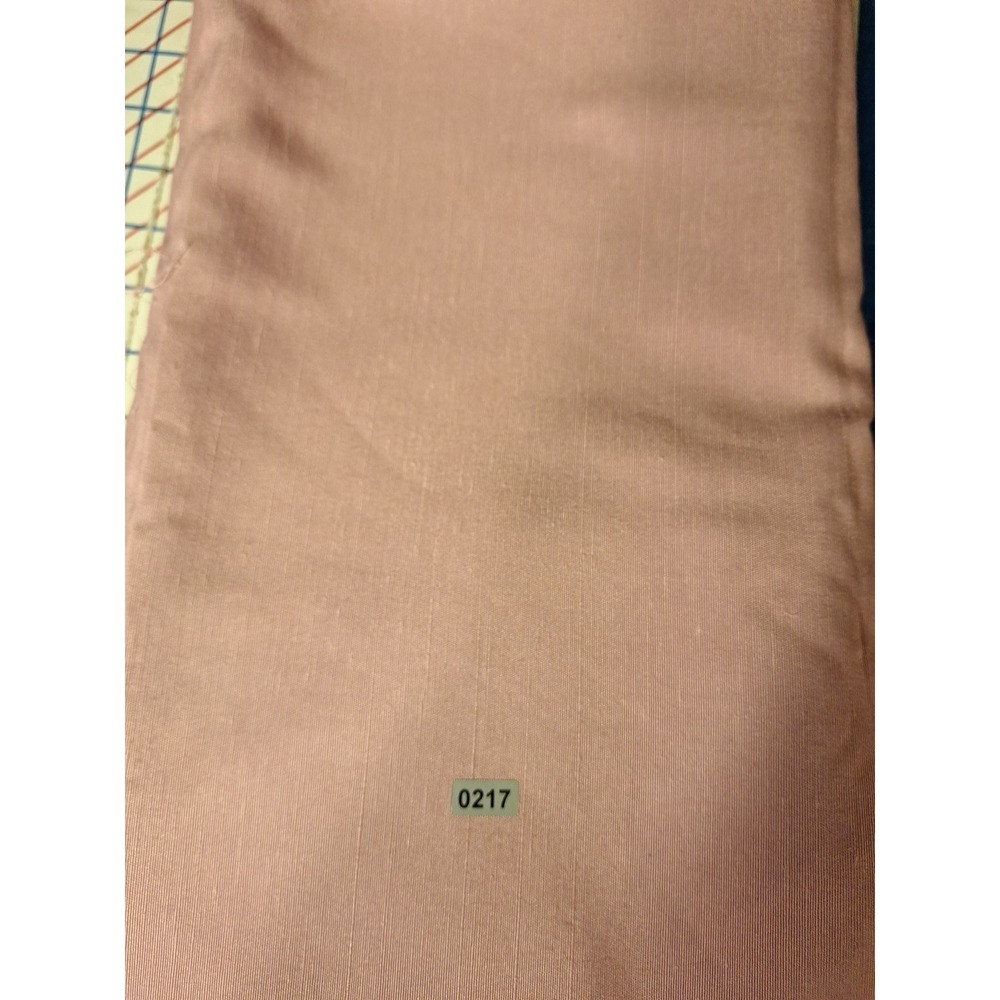 2 Pcs. (1st) Is 4 Yd+8" (2nd) Remnant is5/8yd Mauve Suiting Fabric Apparel  Qui